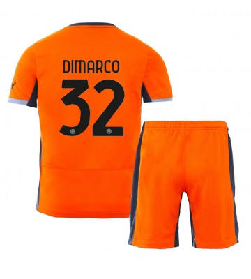 Inter Milan Federico Dimarco #32 Tredje Kläder Barn 2023-24 Kortärmad (+ Korta byxor)
